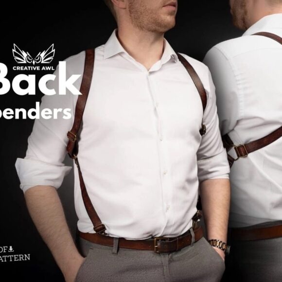 Выкройка для мужчин подтяжки из кожи