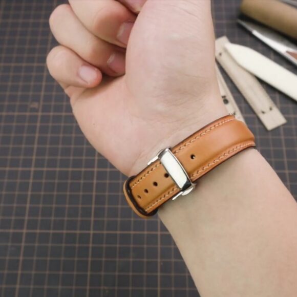 Ремешок из кожи и не только для часов выкройка от OU Object