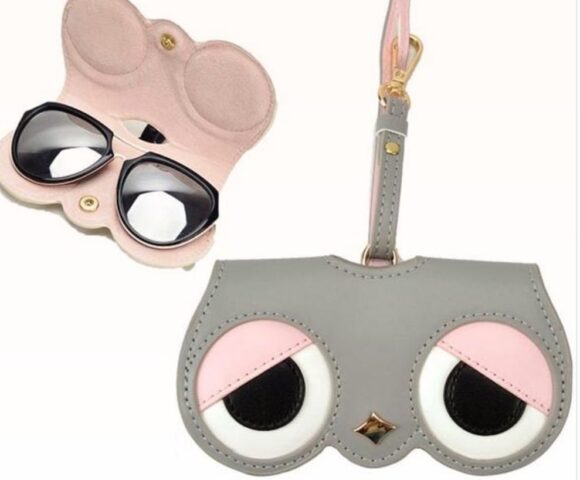 Выкройка необычный чехол для любых очков с глазками