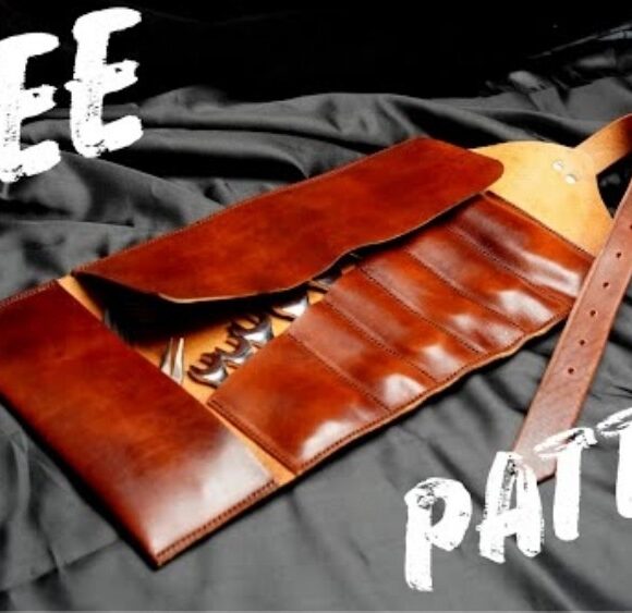 Выкройка кожаная скрутка для ваших инструментов и не только