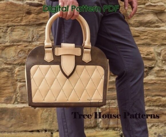 Женская сумка Jasmine выкройка из кожи для кожевников