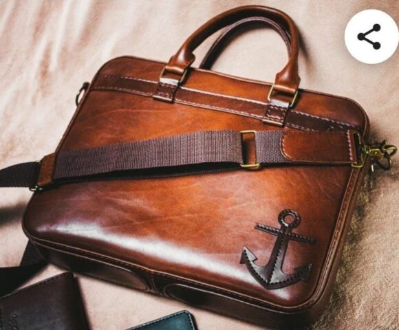 Выкройка кожаный Компактный портфель