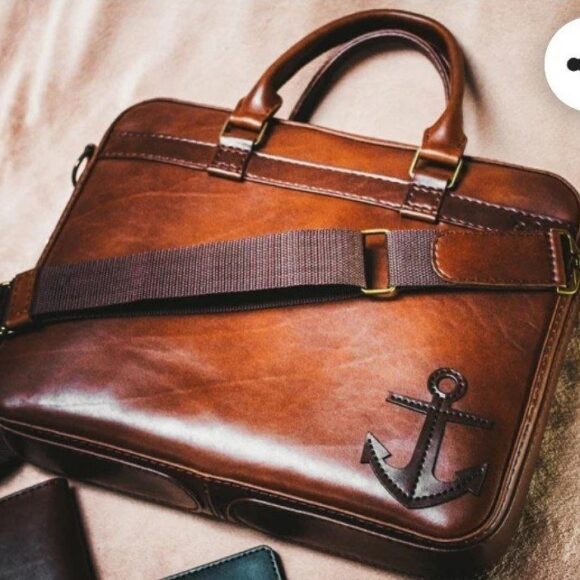 Выкройка кожаный Компактный портфель