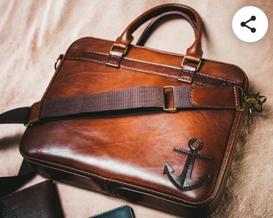 Выкройка кожаный Компактный портфель