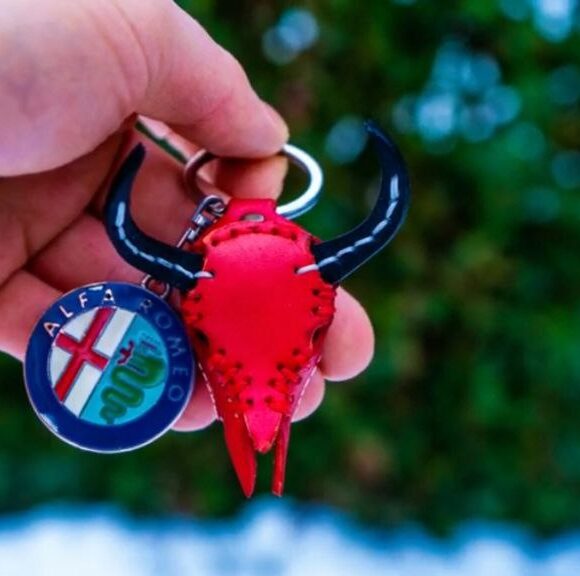 Выкройка брелок бык