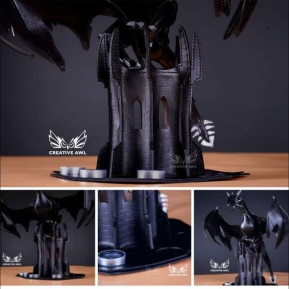 Выкройка кожаный замок