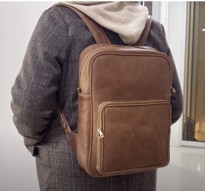 Кожаный рюкзак выкройка в формате PDF в хорошем качестве