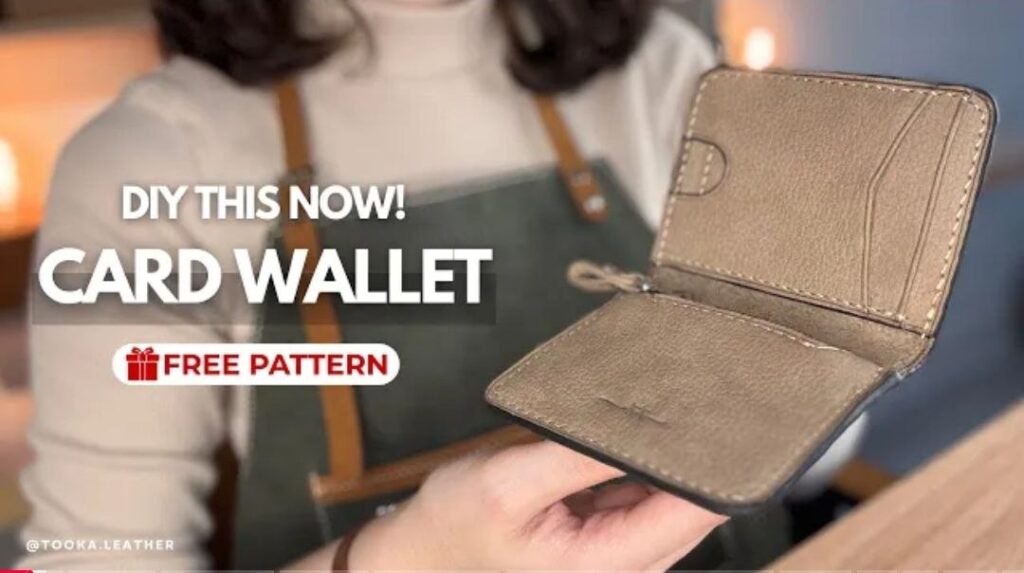 Выкройка складной кошелек картхолдер от Tooka Leather