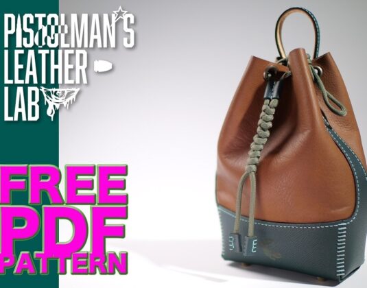 выкройка сумочка женская из кожи по типу мешок