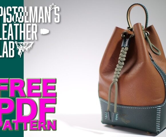 выкройка сумочка женская из кожи по типу мешок