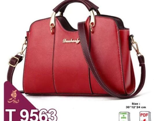 Выкройка и шаблон cdr для резки женская сумочка с ремнём