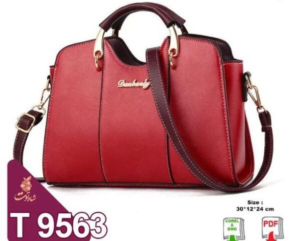 Выкройка и шаблон cdr для резки женская сумочка с ремнём