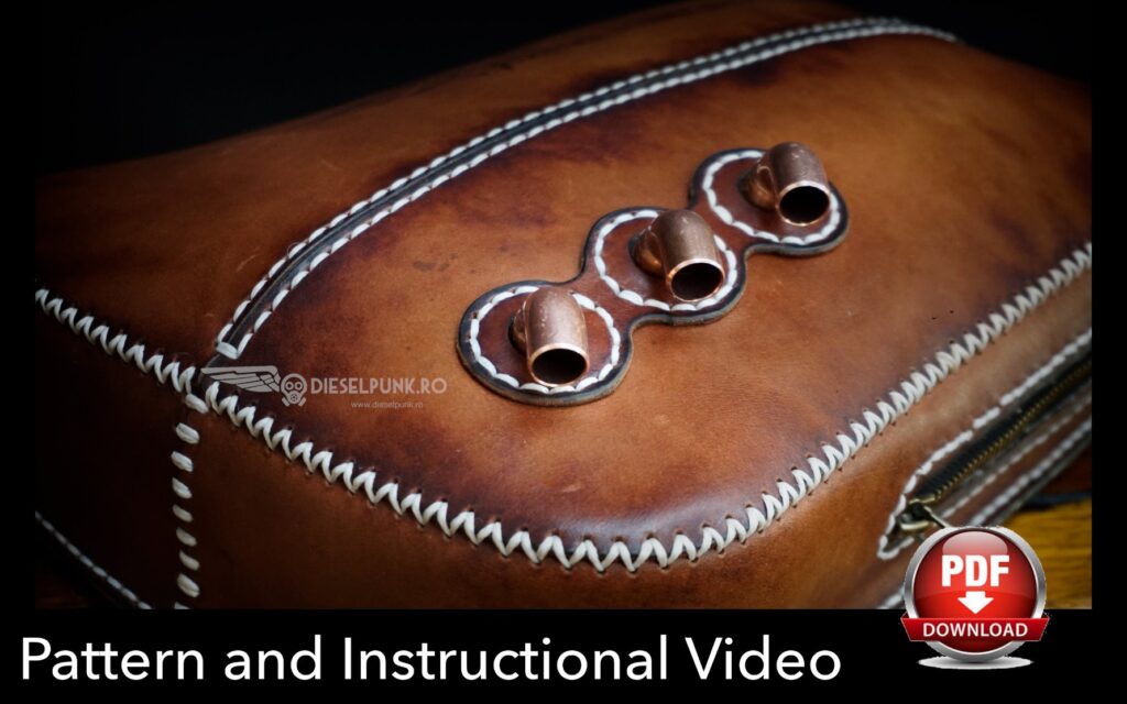 Слинги стимпанк кожаные