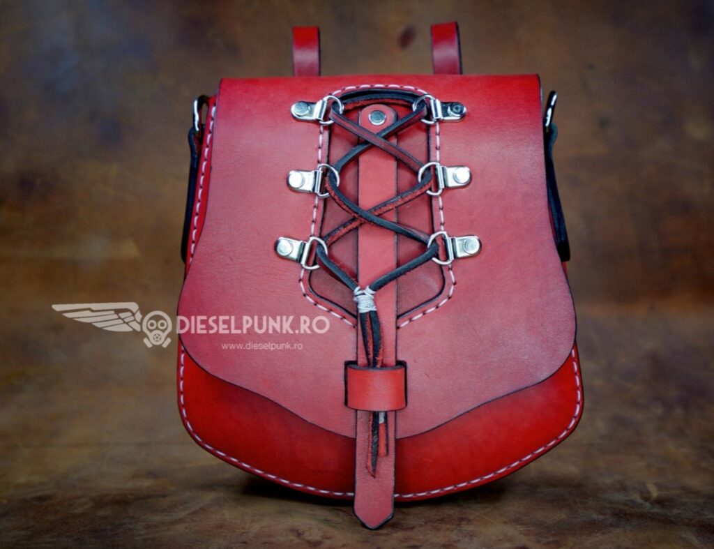 Лекало, шаблон Женская поясная сумочка из кожи выкройка