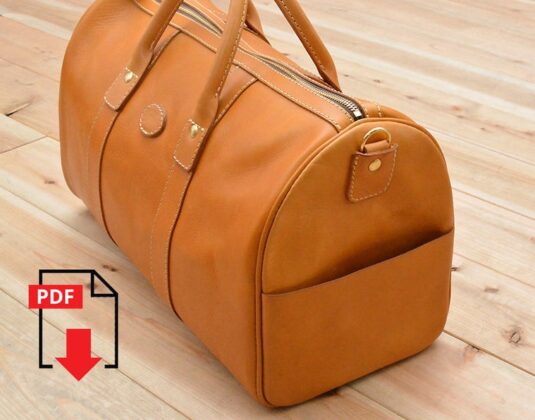 Дорожная сумка с ремнём выкройка