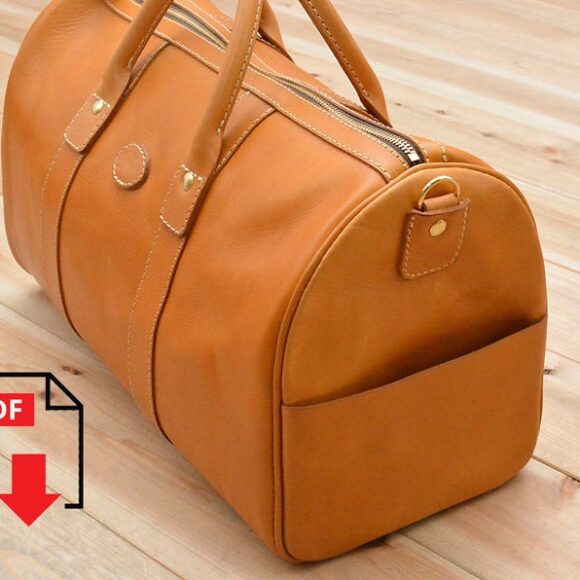 Дорожная сумка с ремнём выкройка