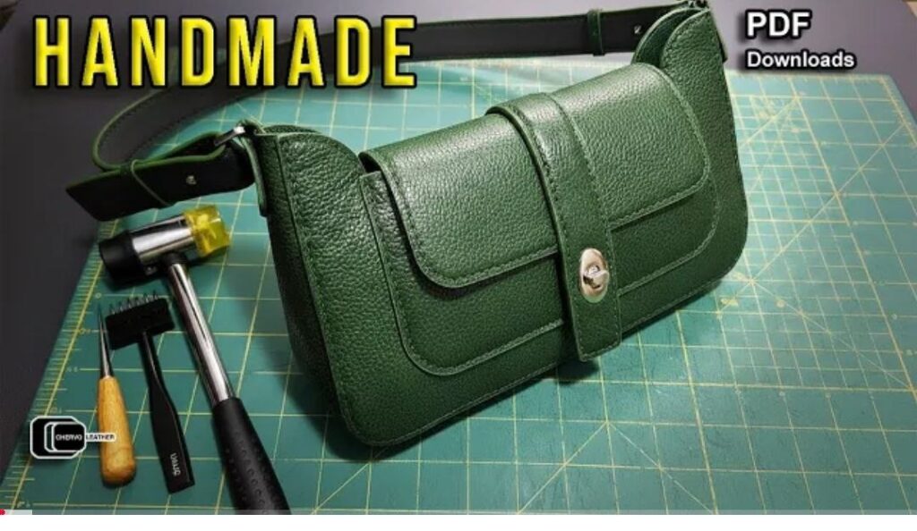 Сумка через плечо выкройка с инструкцией по пошиву от Chervo Leather
