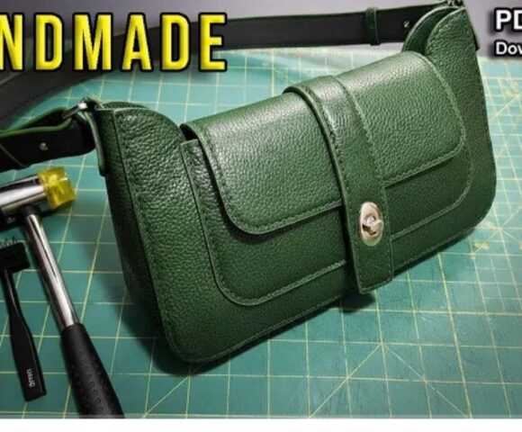 Сумка через плечо выкройка с инструкцией по пошиву от Chervo Leather