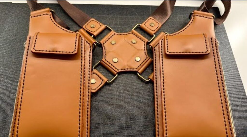 Сумка кобура из кожи выкройка