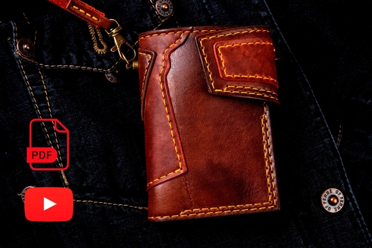 Брутальный кошелёк выкройка