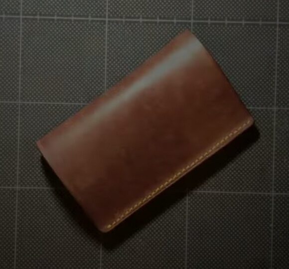 выкройка Ключница с отделом для карт