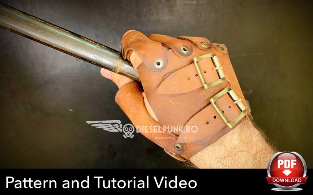 Выкройка перчатки в стиле