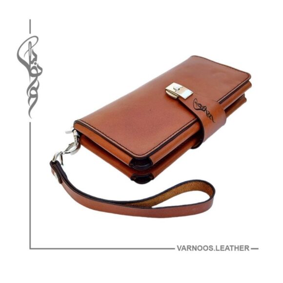 Кожаный мужской клатч с ремешком выкройка плюс dpx файл в одном архиве