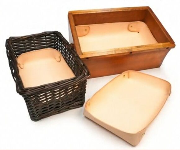 Кожаный поднос выкройка