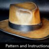 Шляпа Indiana Jones выкройка готова для распечатки и кроя