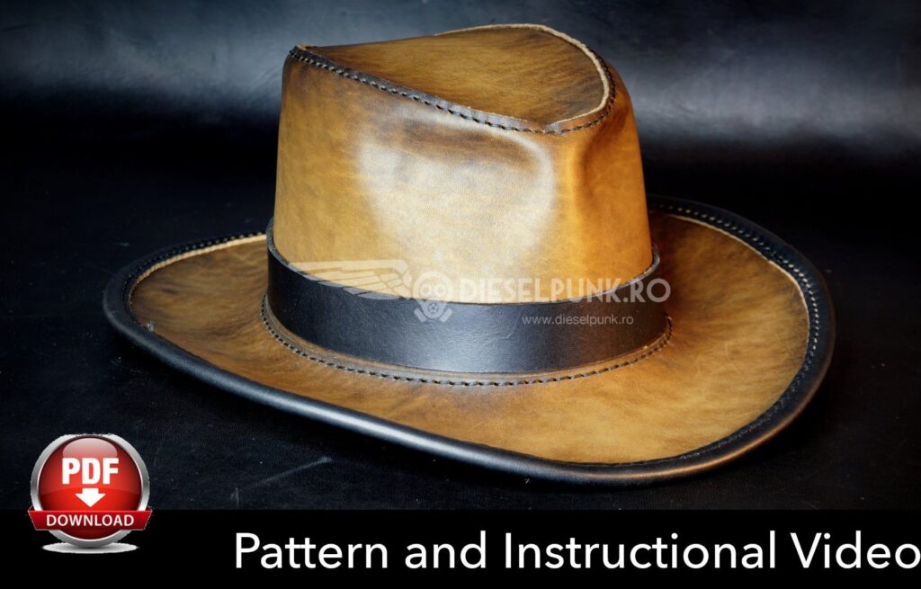 Шляпа Indiana Jones выкройка готова для распечатки и кроя